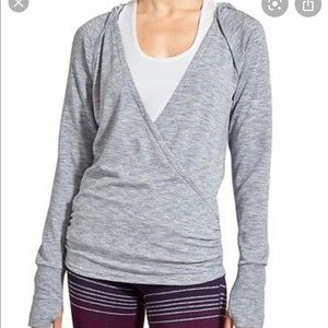 Athleta cross front hoodie